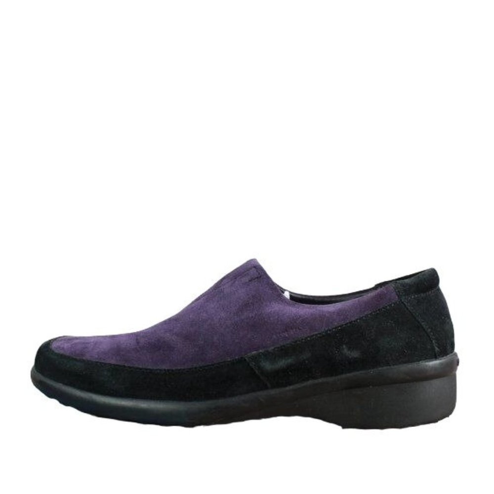 Stonefly Absolute Purple Suede Comfort Slip-on Shoes Size EU 42 US 12